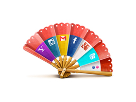 SocialFan For Mac v1.0.2 邮件社交软件集成管理工具