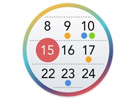 Calendarique For Mac v1.3.2 状态栏日历小挂件
